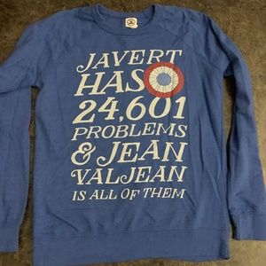 Les Miserables Sweatshirt Blue Sz M